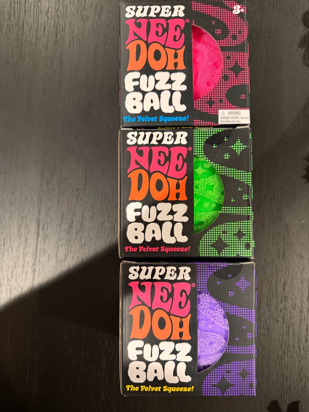Needoh super fuzz ball set authentic